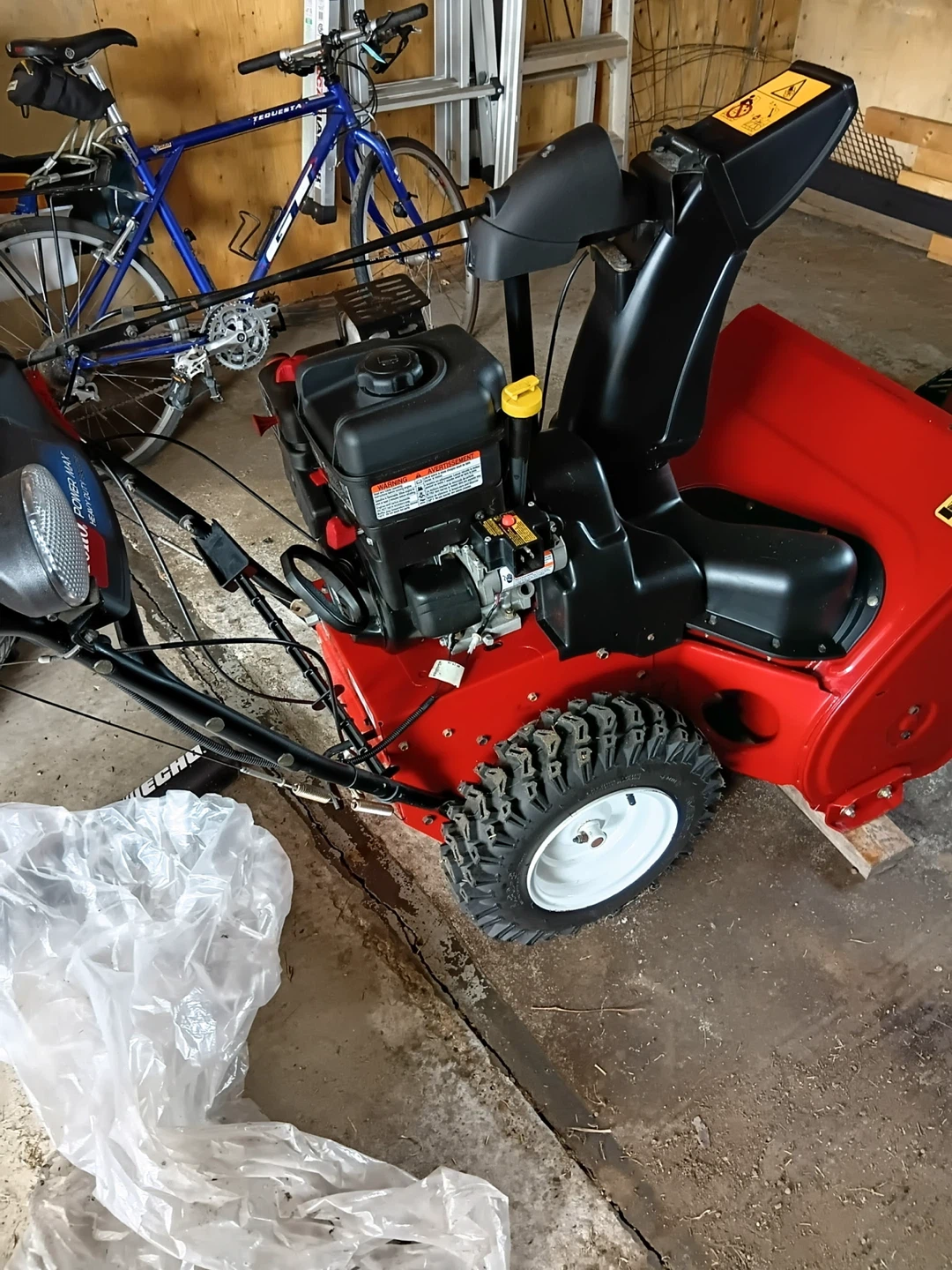 Need a truck to move snowblower and bowflex