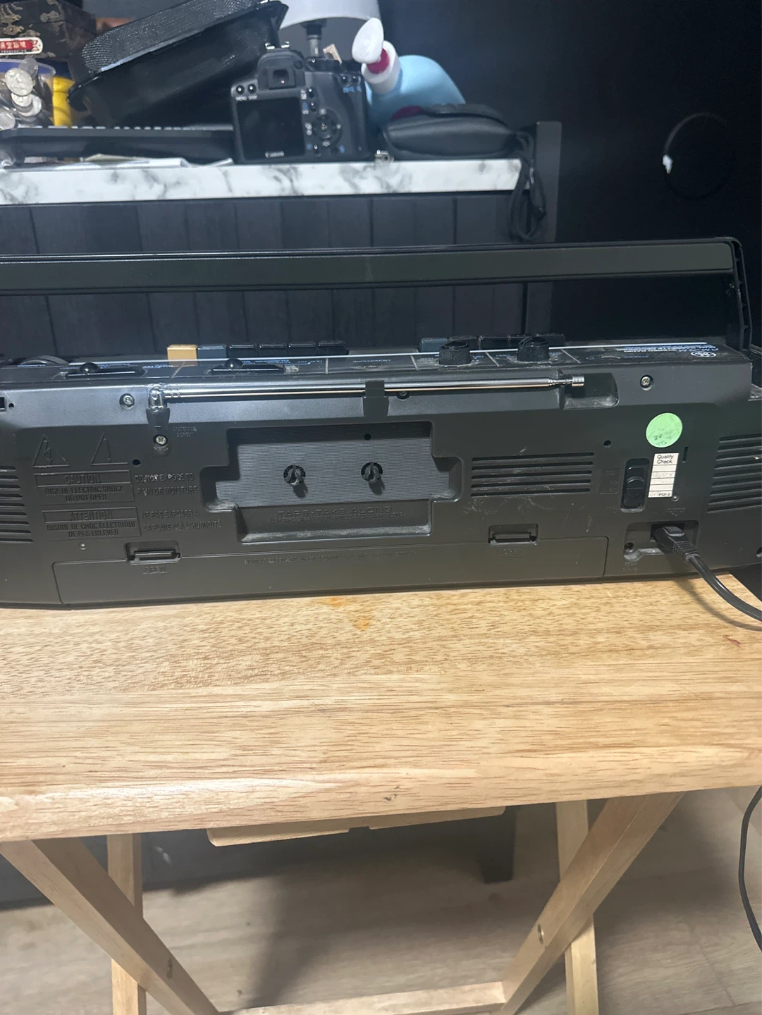 Four Plus Dual Cassette Boombox Radio - photo 3