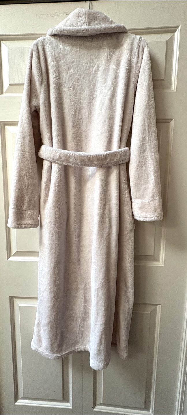 Pink Long Thick Plush Robe - Size S/PM - photo 2