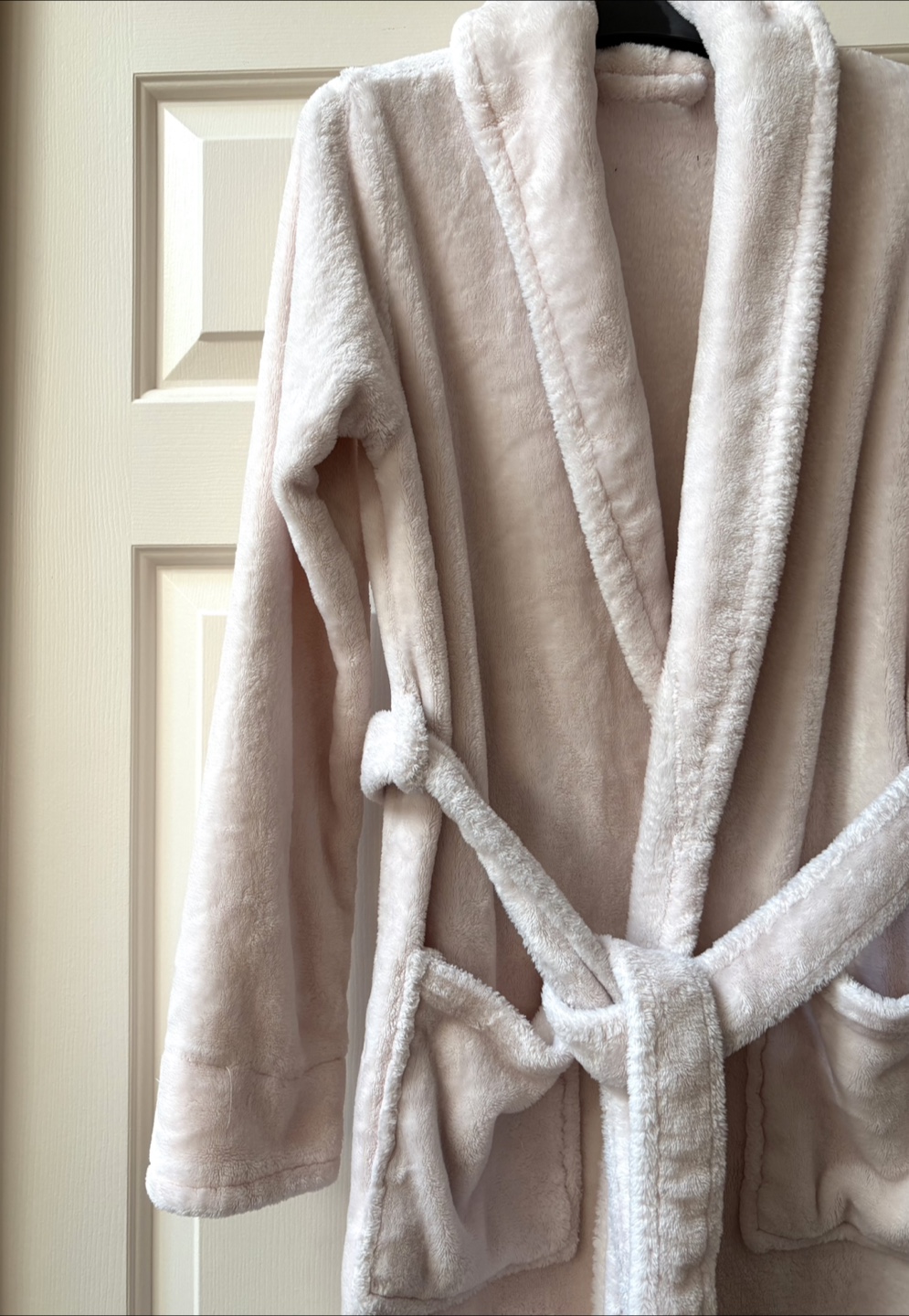 Pink Long Thick Plush Robe - Size S/PM - photo 5