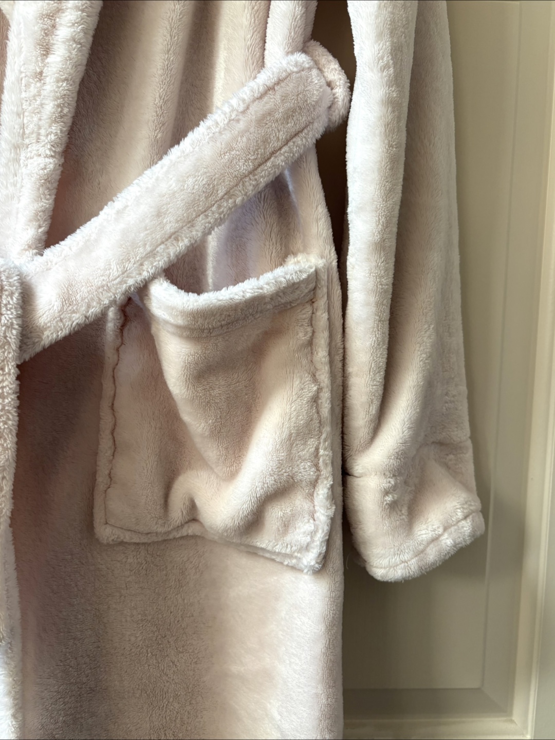 Pink Long Thick Plush Robe - Size S/PM - photo 4