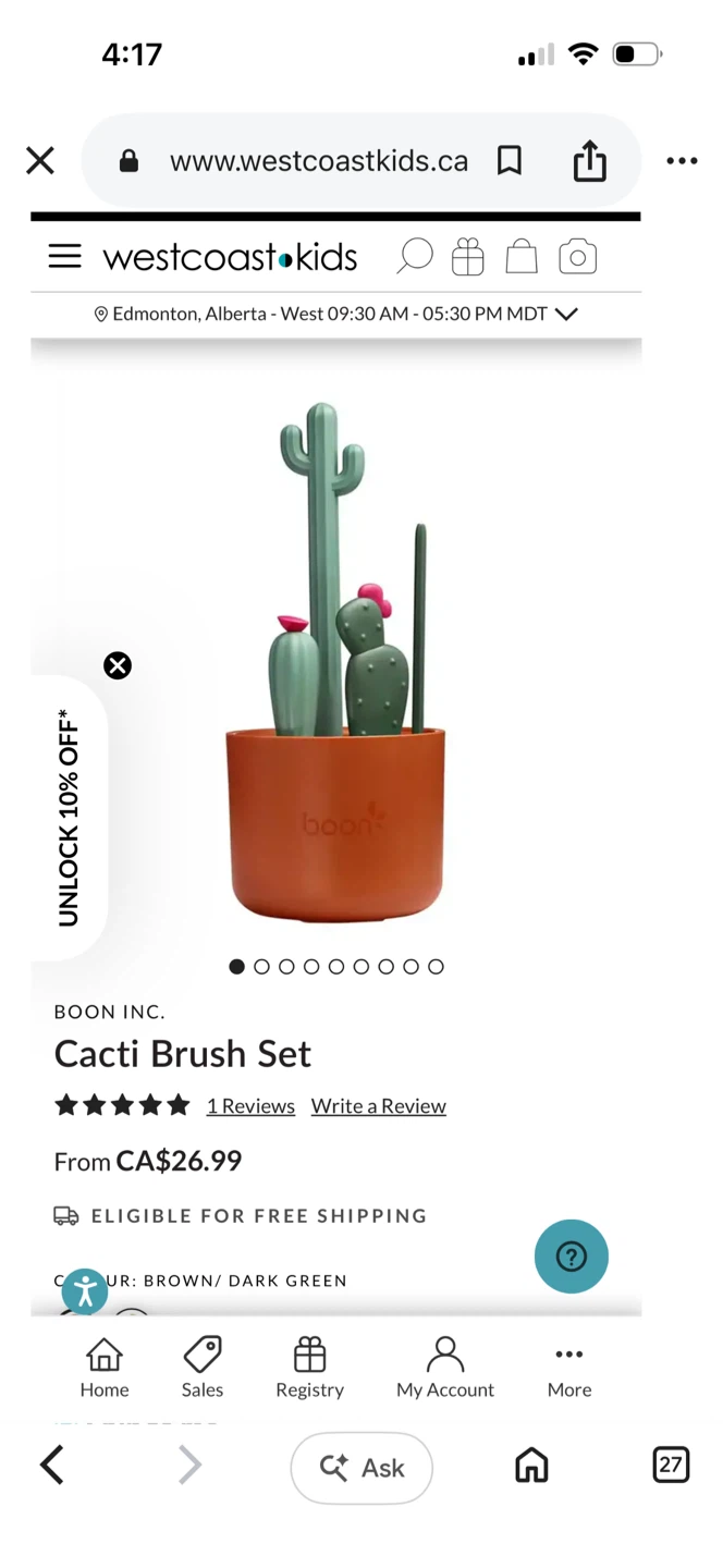 Boon Cacti Brush Set & Desert Drying Rack - photo 2
