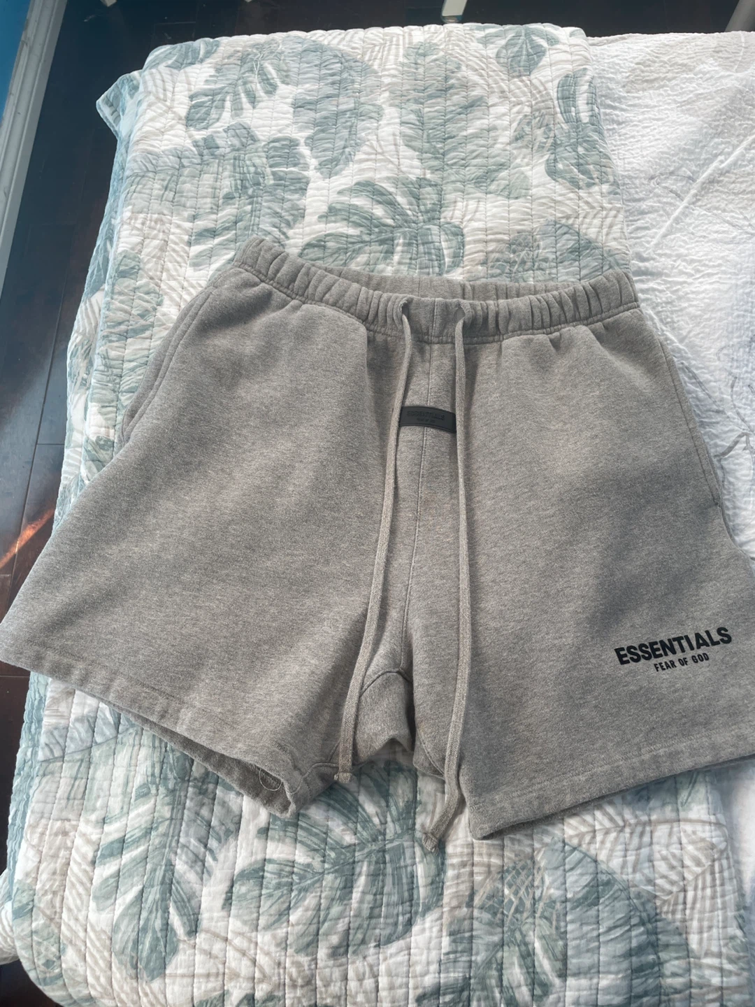 ESSENTIALS Fear of God Grey Sweat Shorts