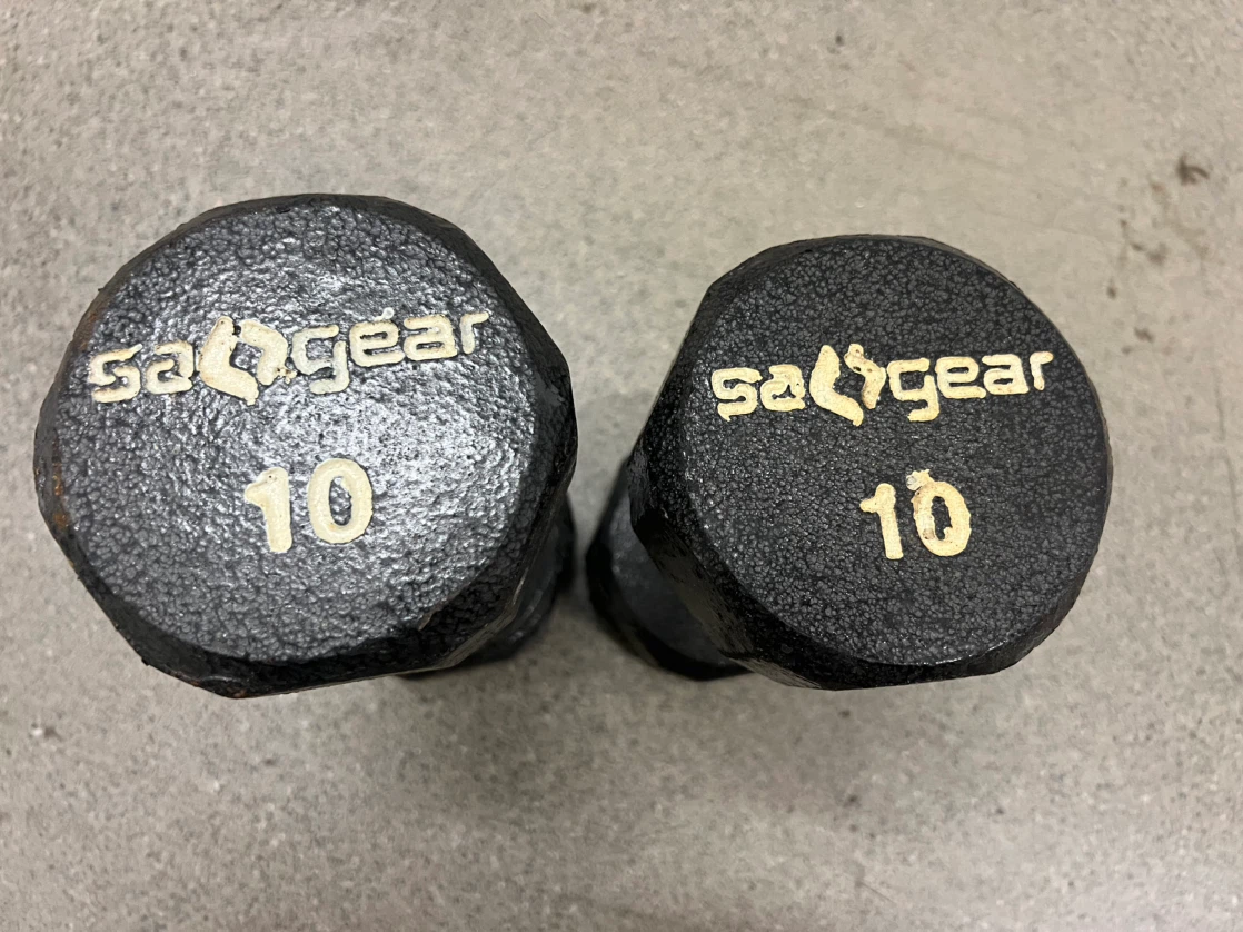 SA Gear 10 lb Hex Dumbbells (Pair) - photo 4