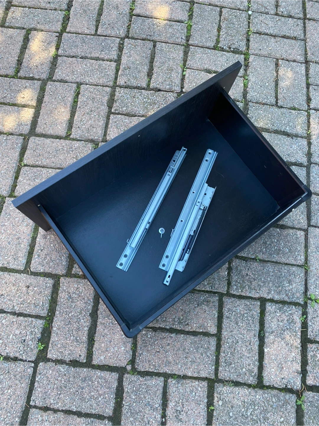 Black Drawer Unit with Metal Slides - photo 3