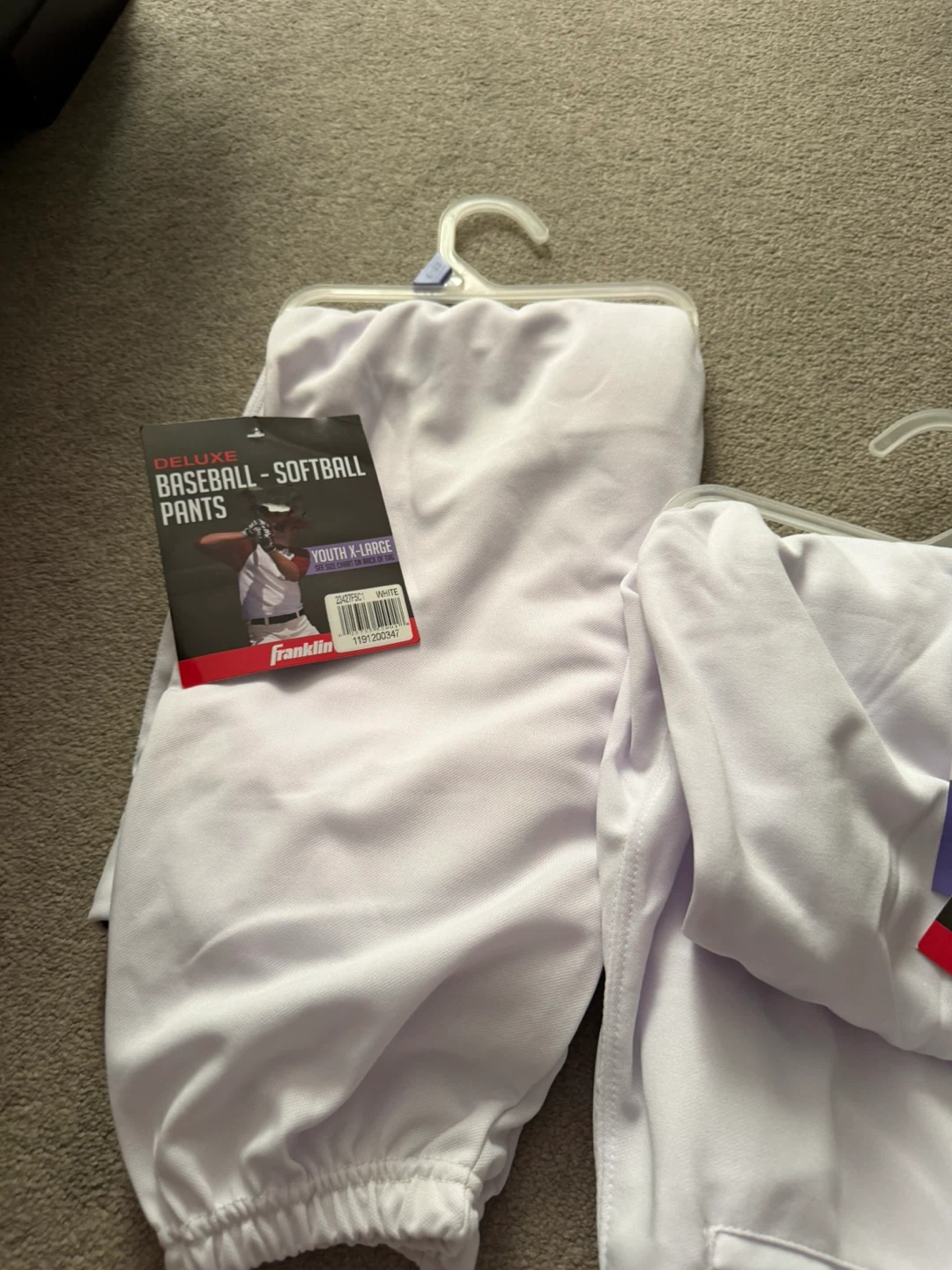 Franklin Deluxe Youth Baseball/Softball Pants - White, XL/XG - photo 4
