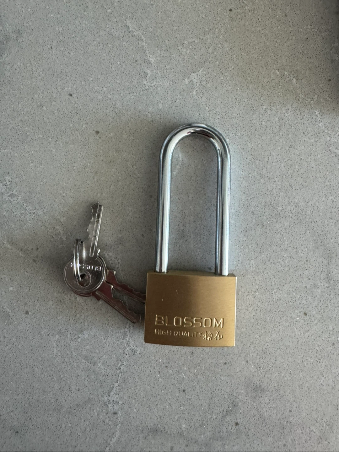 Storage lock with 3 keys