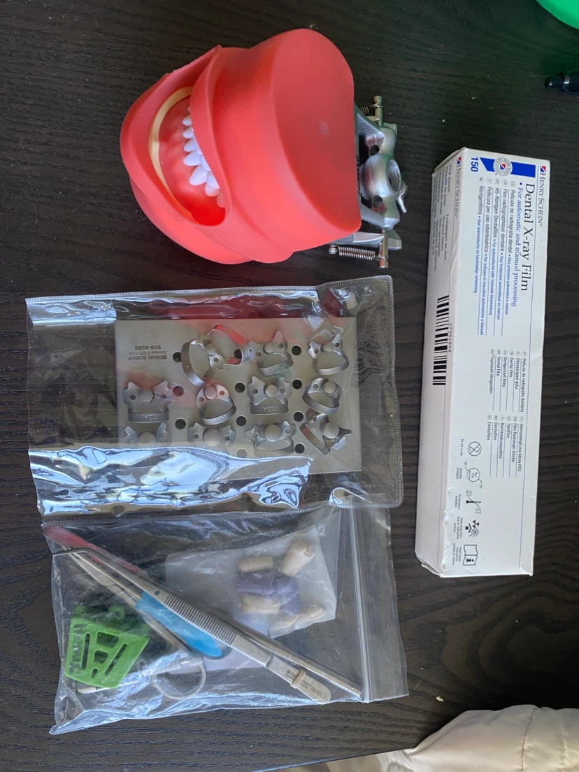 Henry Schein Dental Training Teeth and Instruments Set