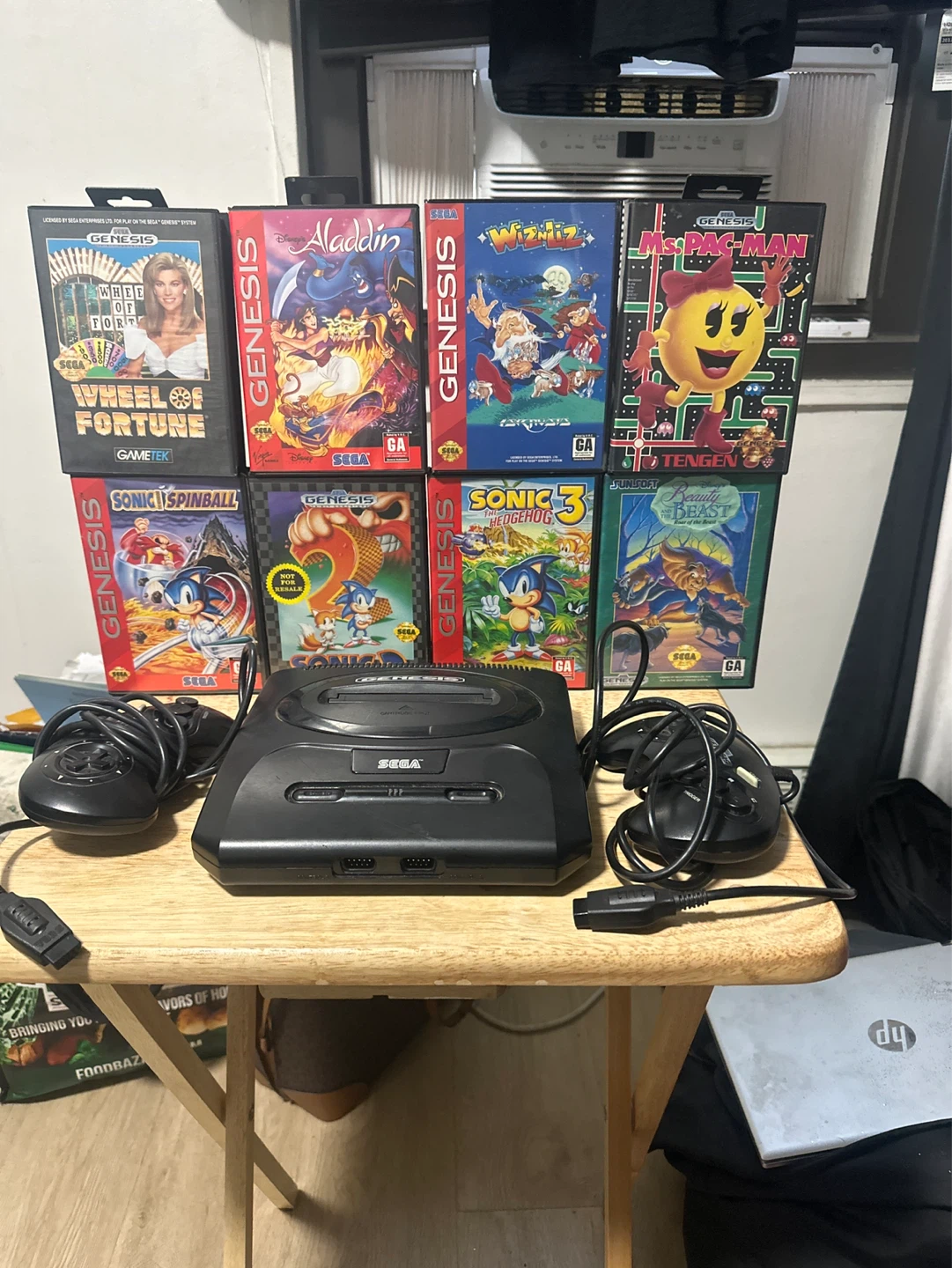 Sega Genesis Console with 7 Games