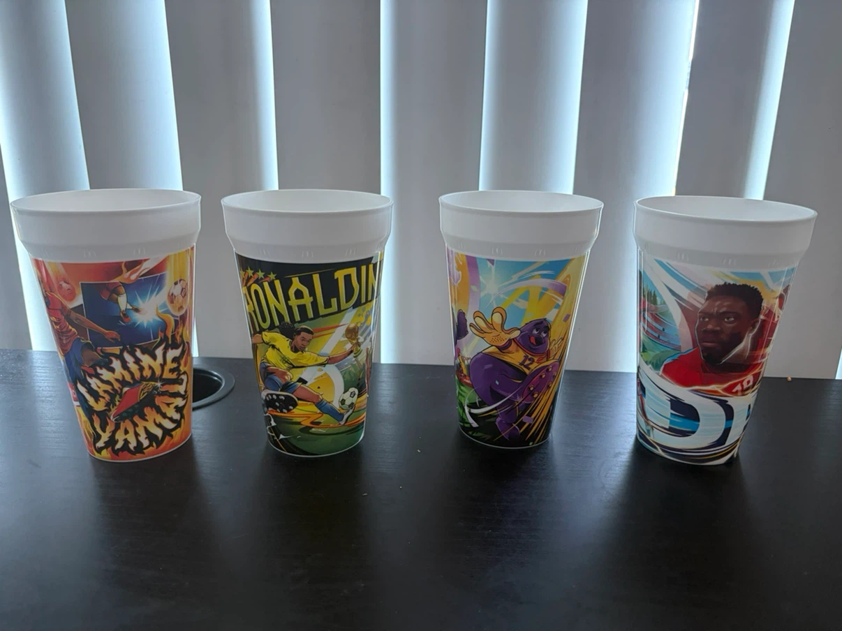 McDonald's Soccer Cups (Set of 4) - photo 3