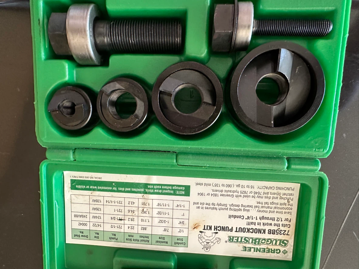 Greenlee SlugBuster 7235BB Knockout Punch Set