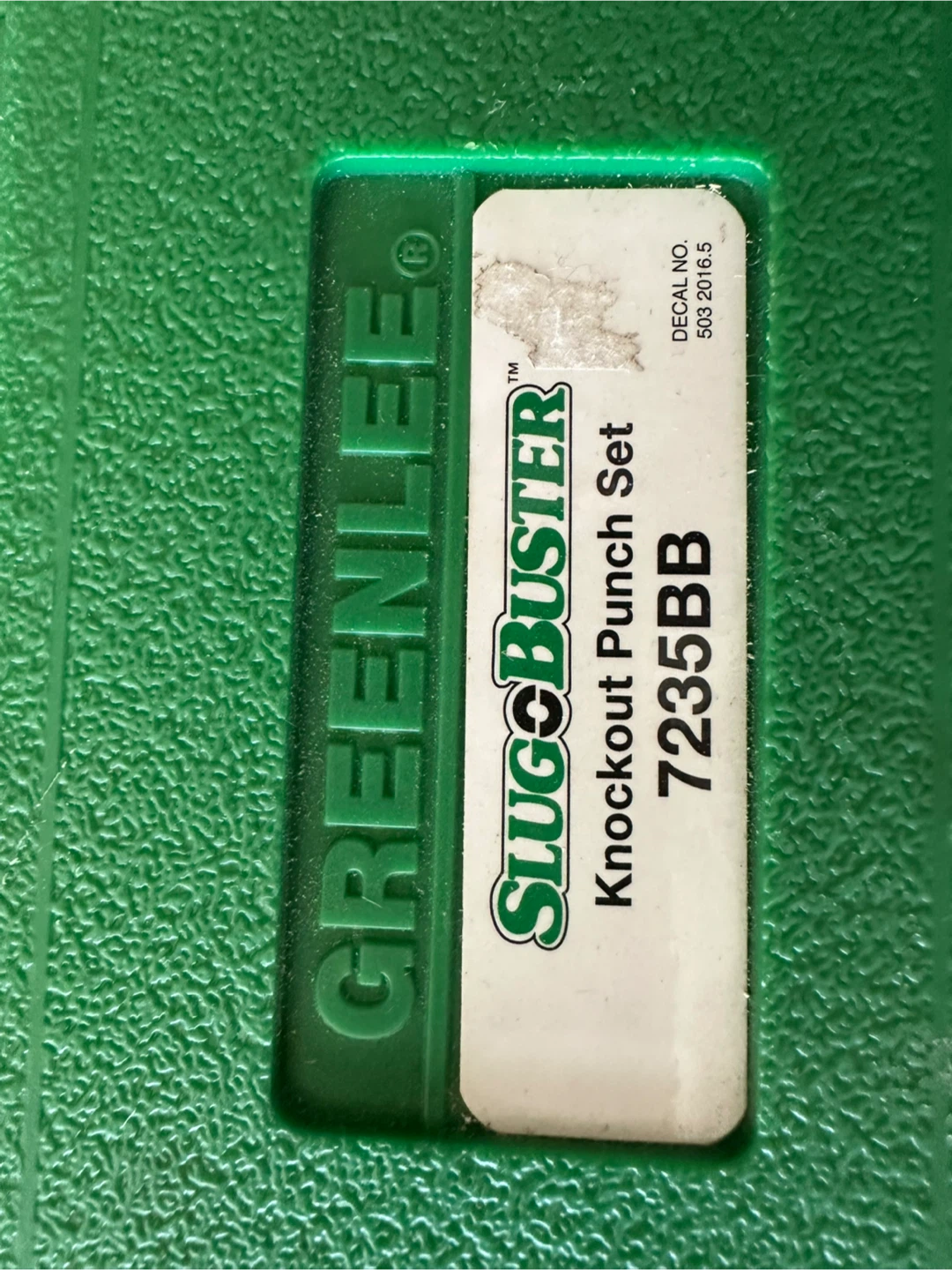 Greenlee SlugBuster 7235BB Knockout Punch Set - photo 2