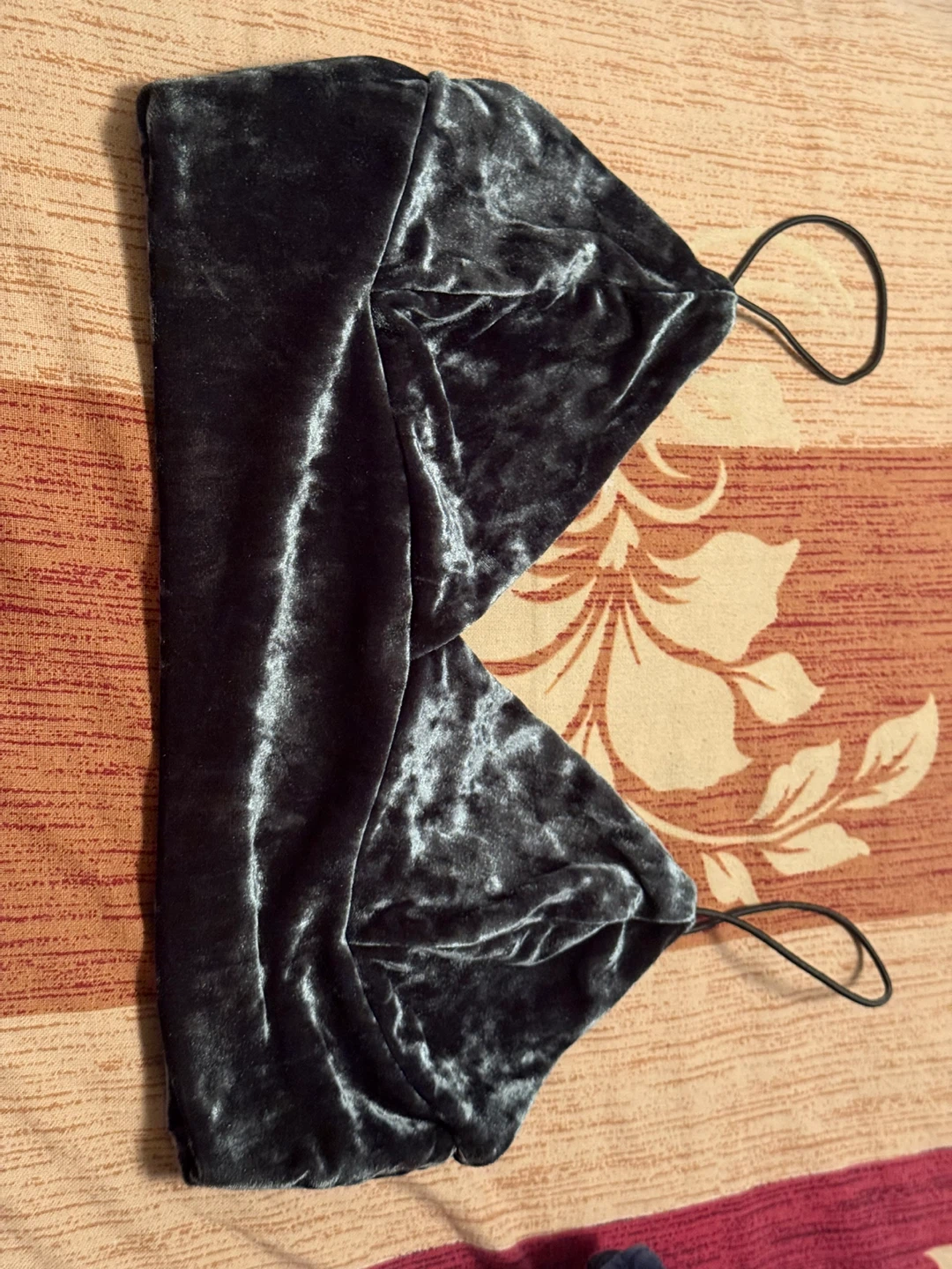 Velvet Crop Top