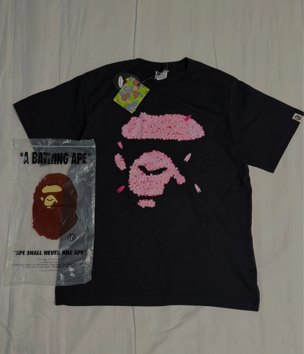 BAPE Sakura Ape Head Tee