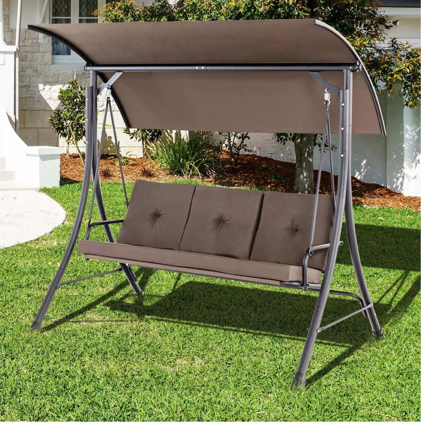 Tangkula 3 Person Porch Swing - photo 2