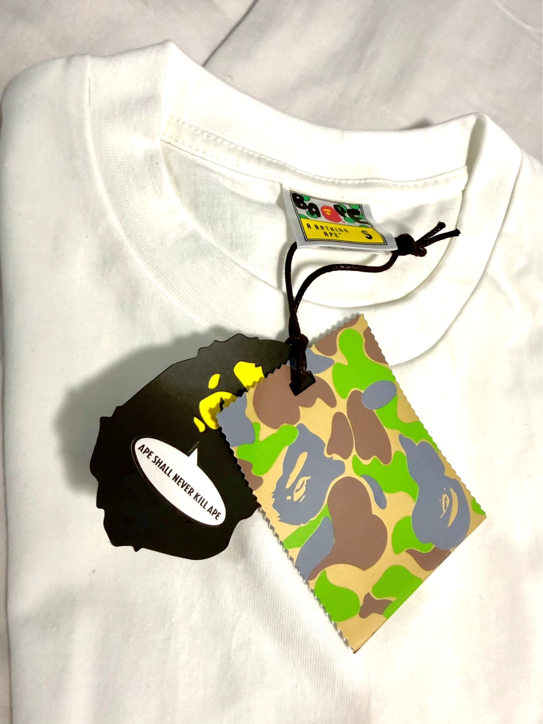 BAPE Side Big Ape Head Tee (Pink/Red) - photo 4