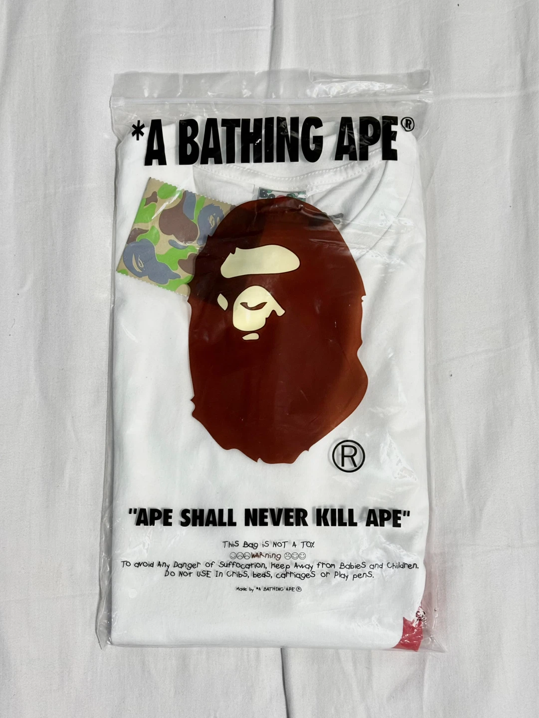 BAPE Side Big Ape Head Tee (Pink/Red) - photo 5