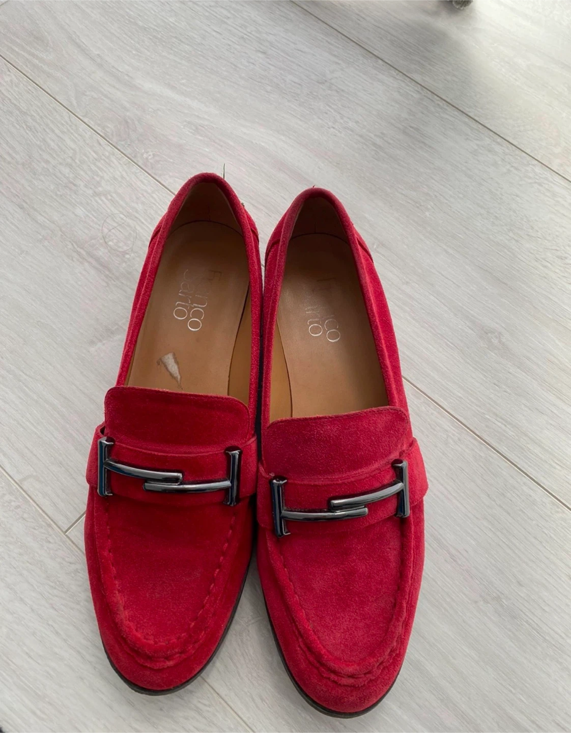 Franco Sarto Red Suede Loafers - photo 2