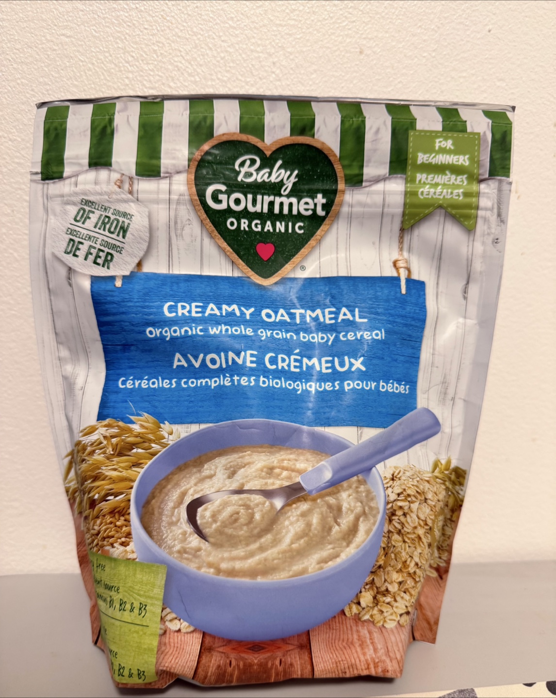 Baby Gourmet Organic Creamy Oatmeal Baby Cereal