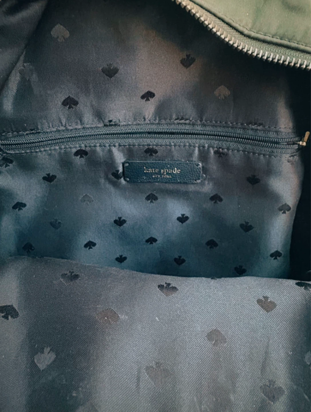 Kate Spade Backpack - Olive Green Nylon - photo 3