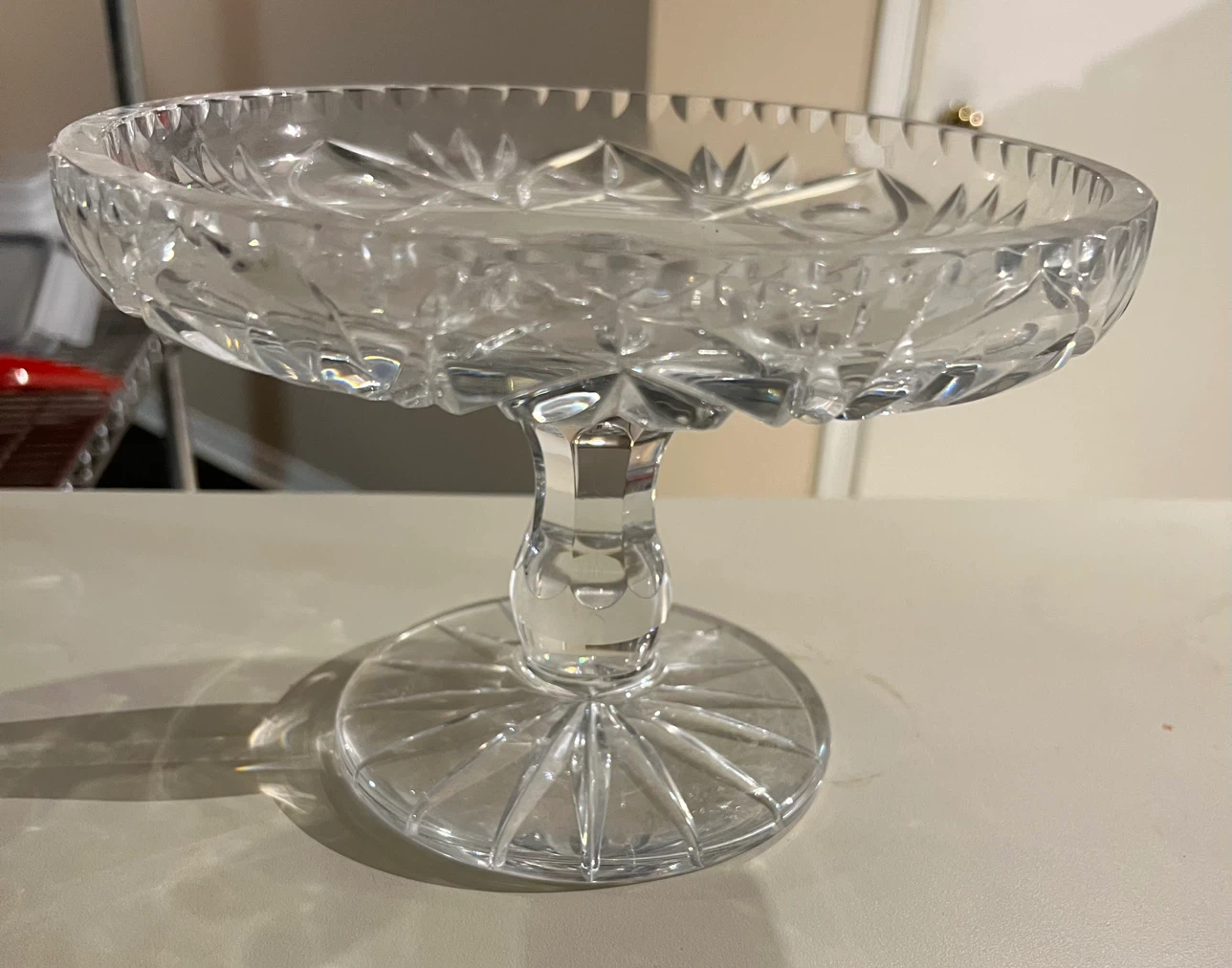 Crystal Pedestal Cake Stand