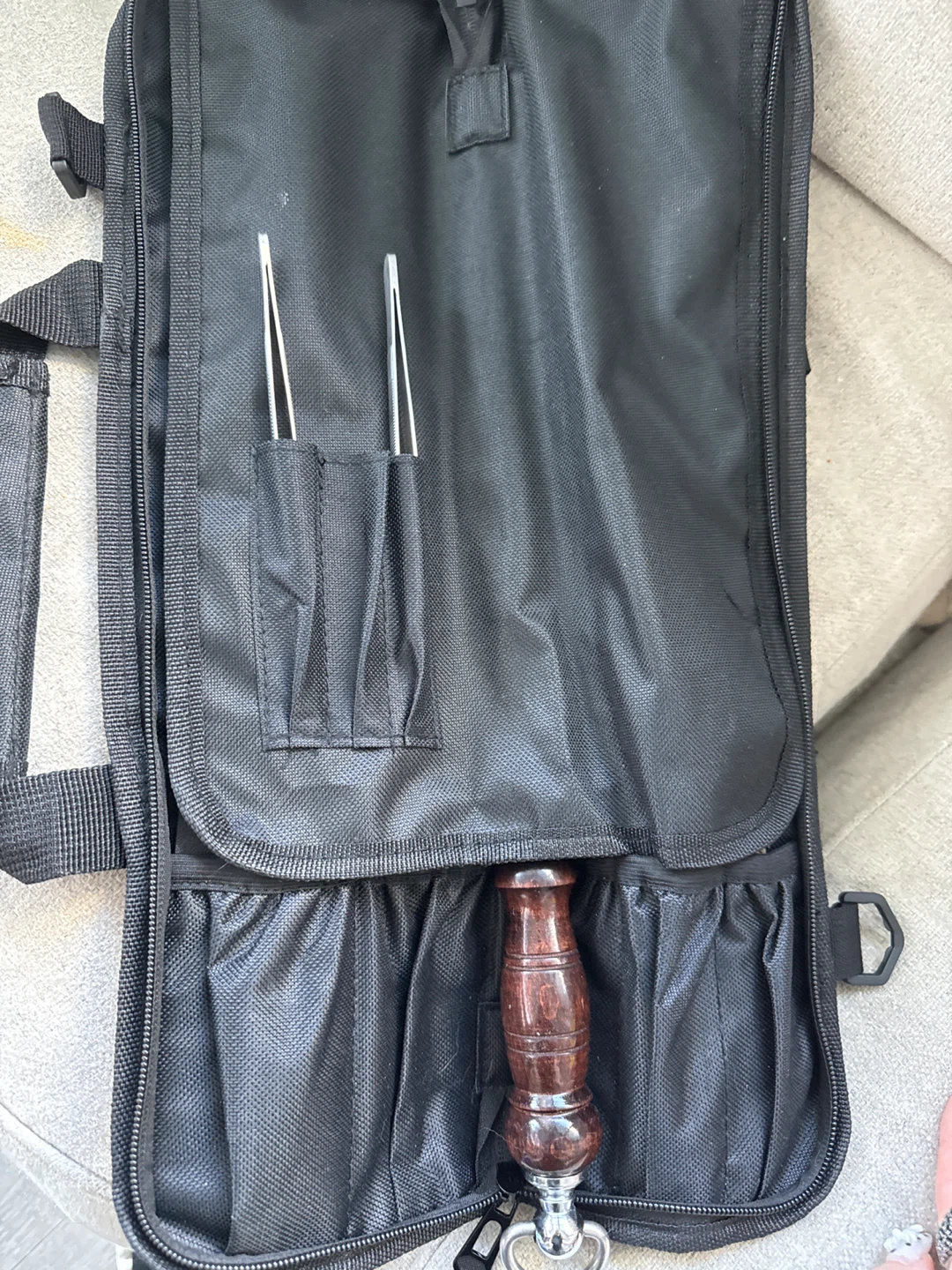 George brown Knife Roll Bag with Assorted Utensils - photo 2