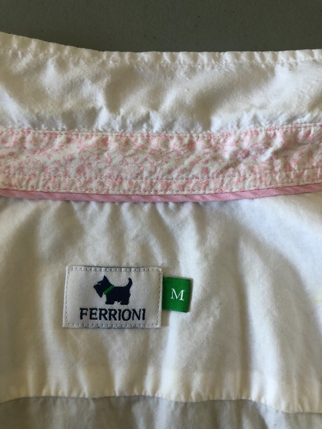 Ferrioni White Button-Up Shirt - Size M - photo 3
