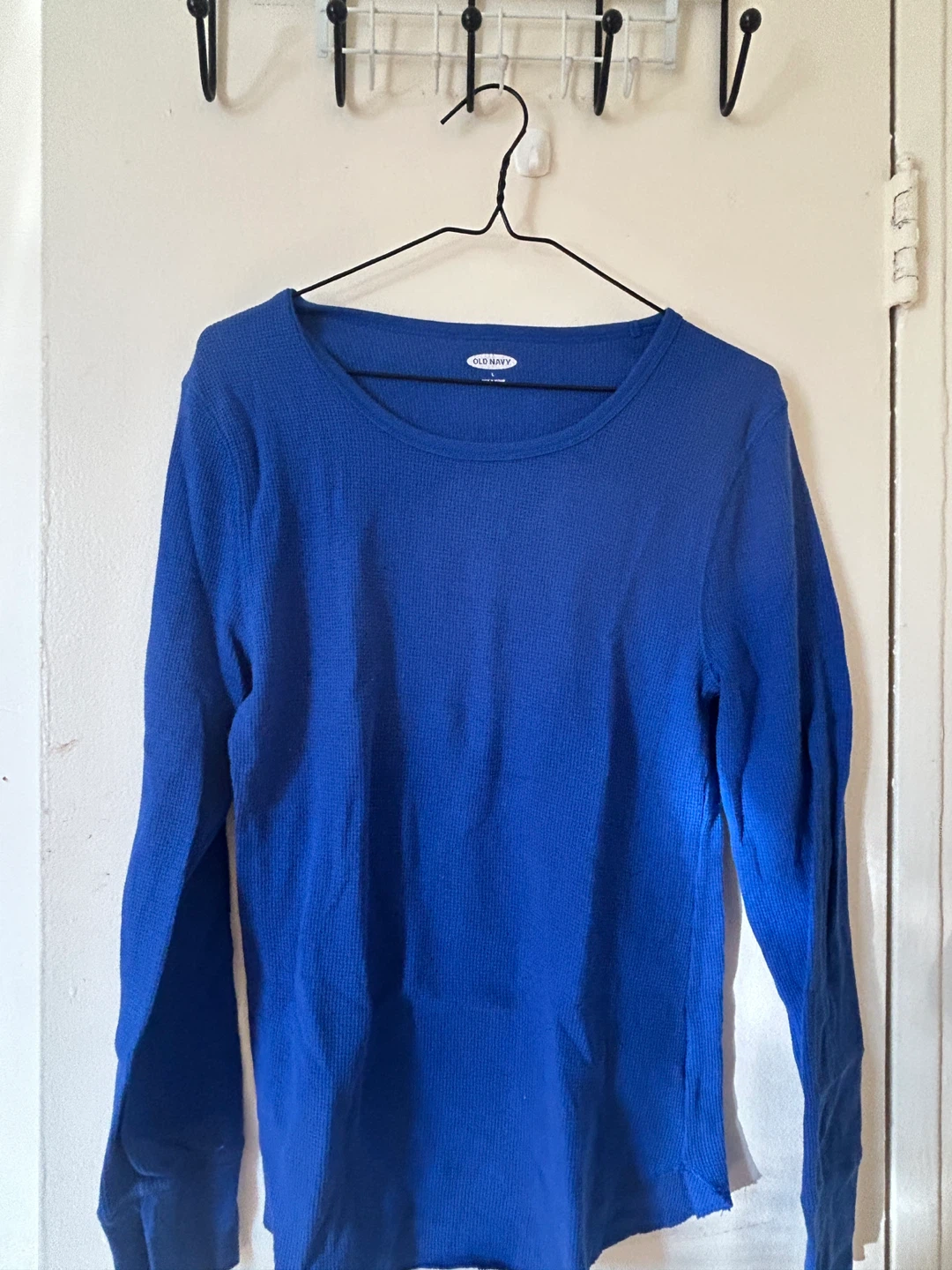 Old Navy Blue Long Sleeve Thermal Top