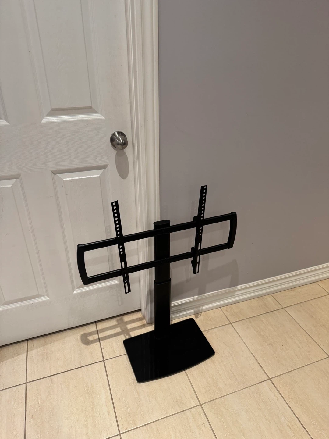 Black Universal TV Stand
