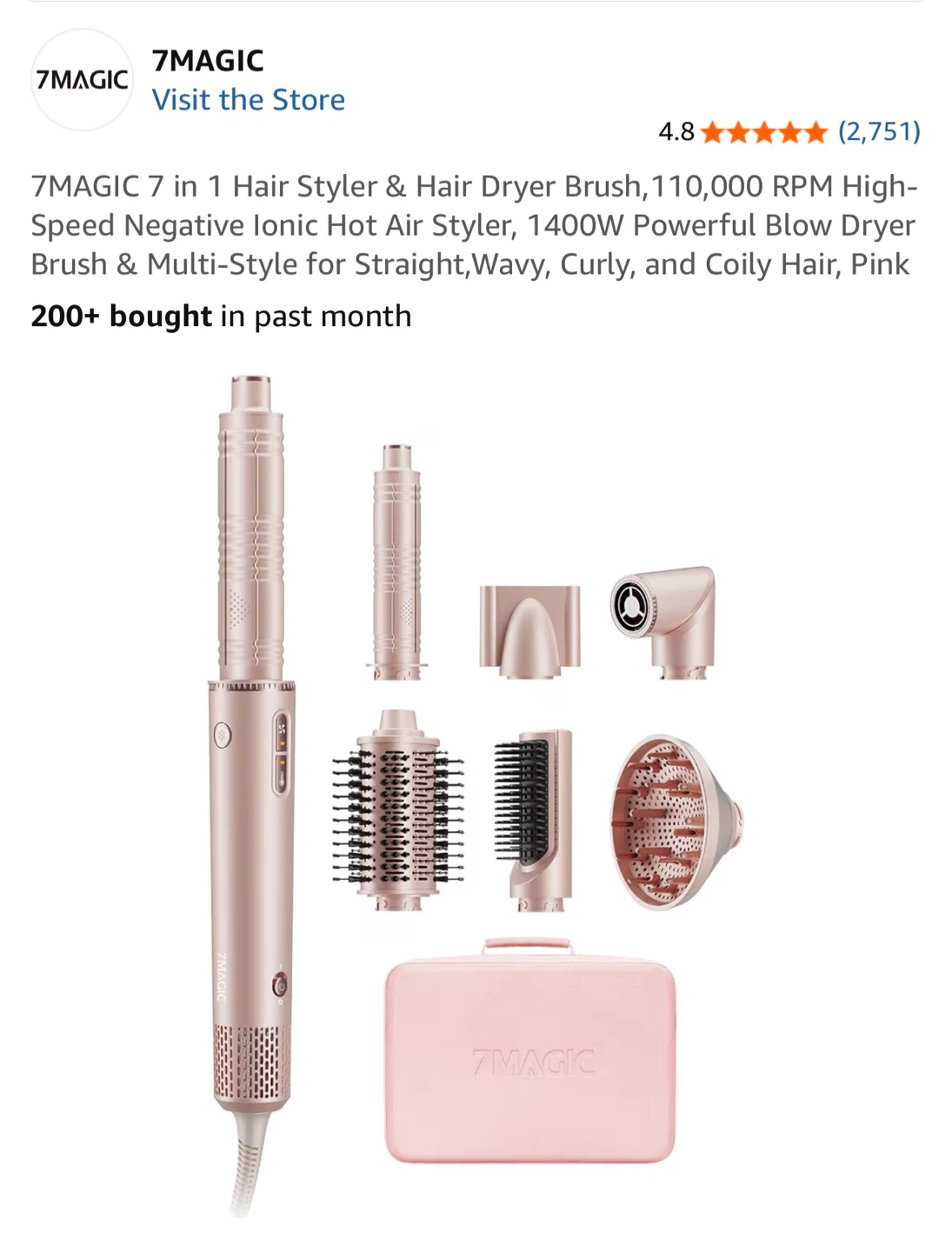7MAGIC 7-in-1 Hair Styler & Dryer