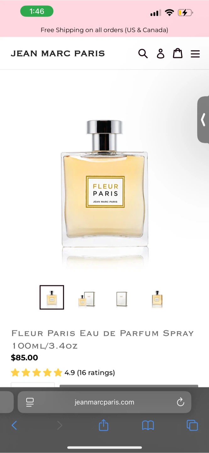 Jean Marc Paris Fleur Paris Eau de Parfum Spray 100mL - photo 3