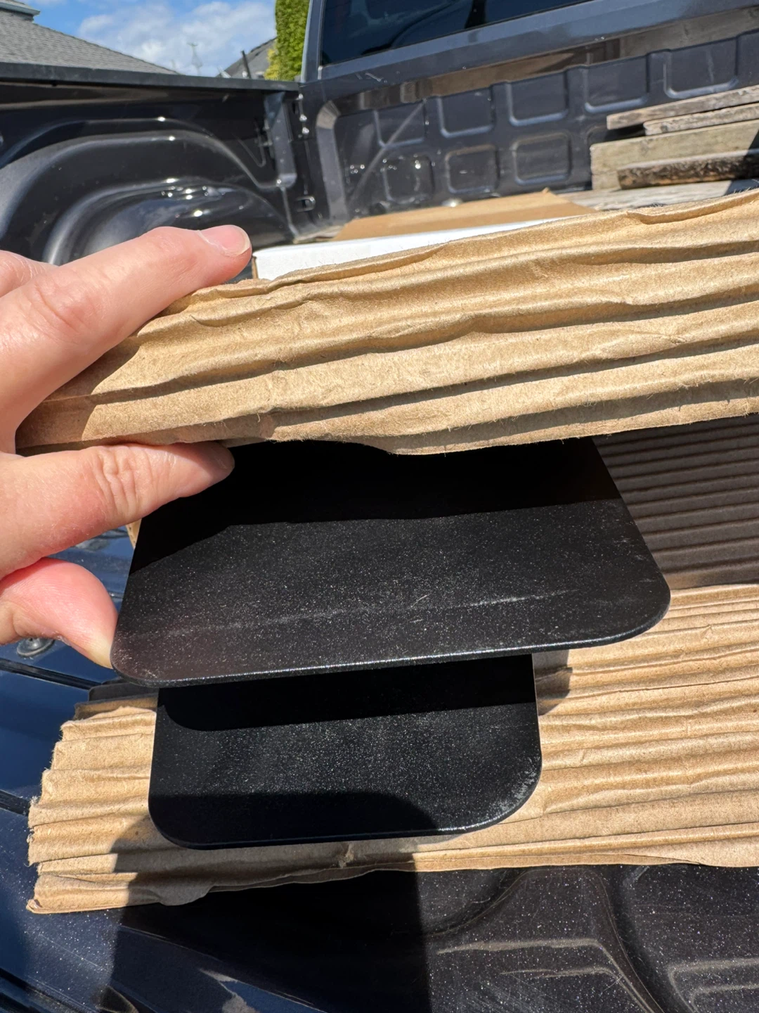 Black Metal Mud Flaps for Truck - photo 4