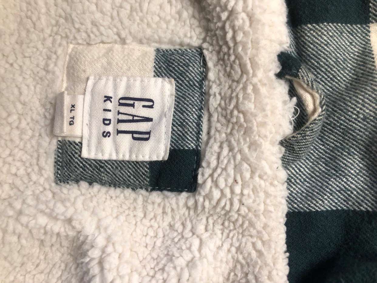 GAP Kids Sherpa Lined Flannel Shirt Jacket - photo 5