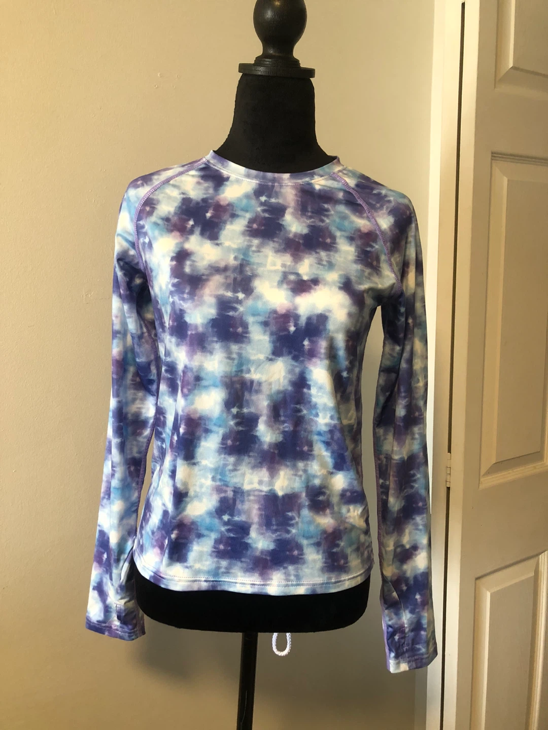 Athletic Works Long Sleeve Tie-Dye Shirt L/G