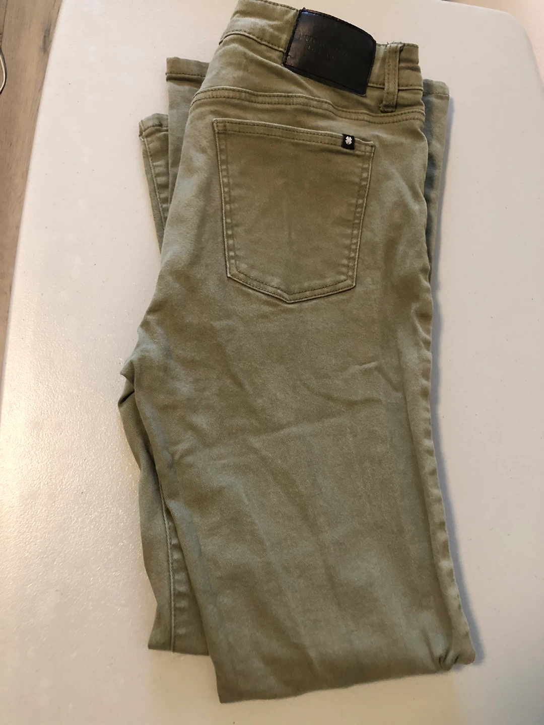 Lucky Brand Olive Green Flare Jeans - photo 2