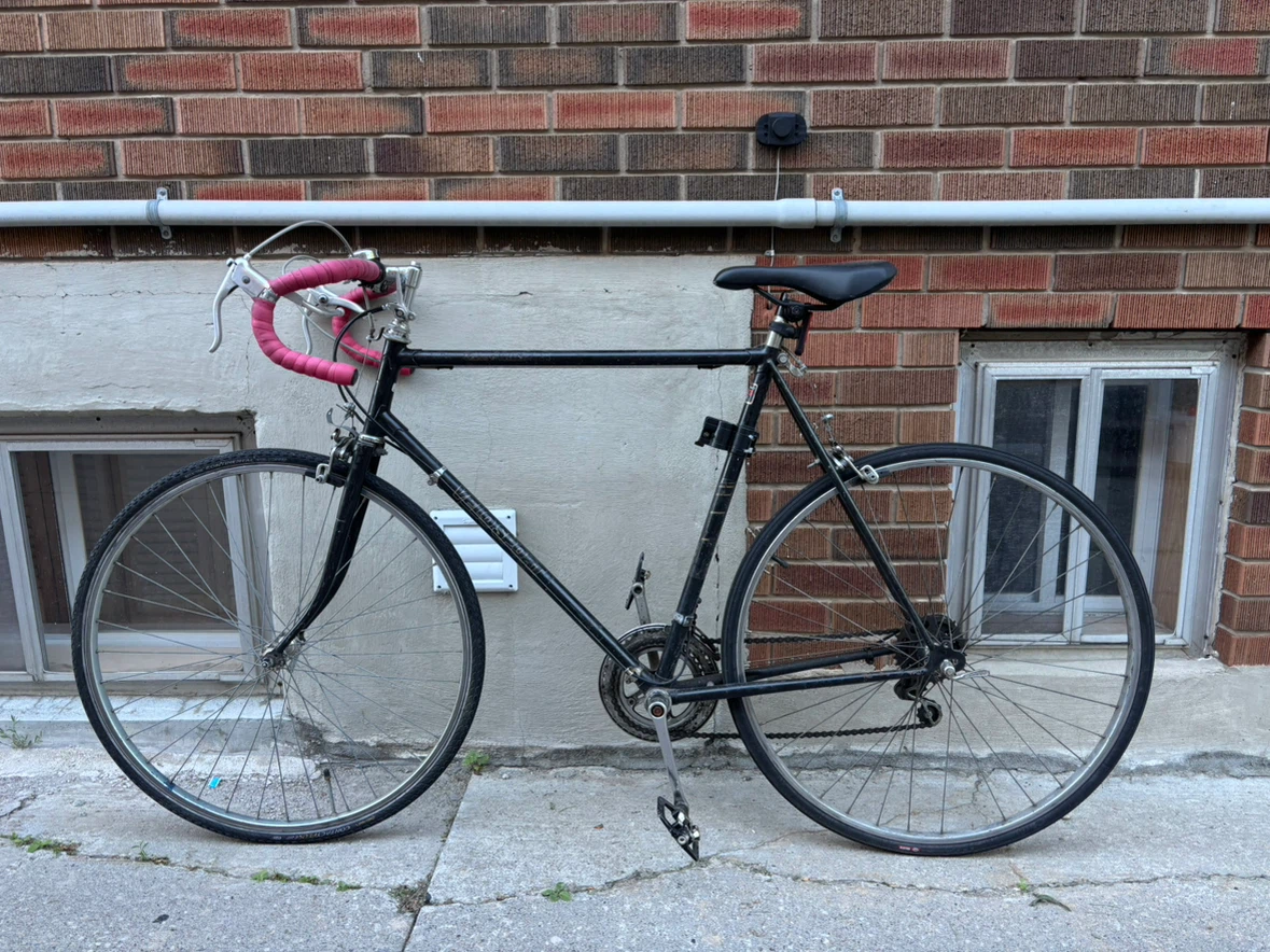 Vintage Black Road Bike - photo 2