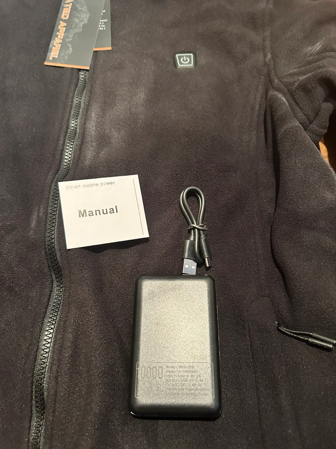 Heated Apparel Black Fleece Jacket - photo 4