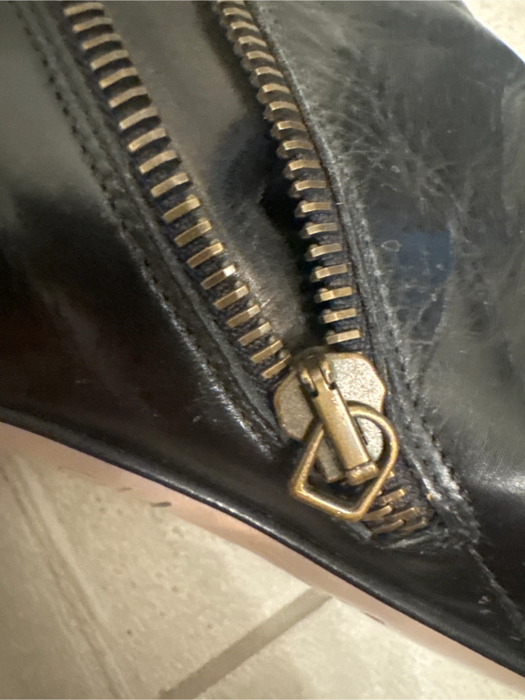Miu Miu Black Leather Ankle Boots - photo 3