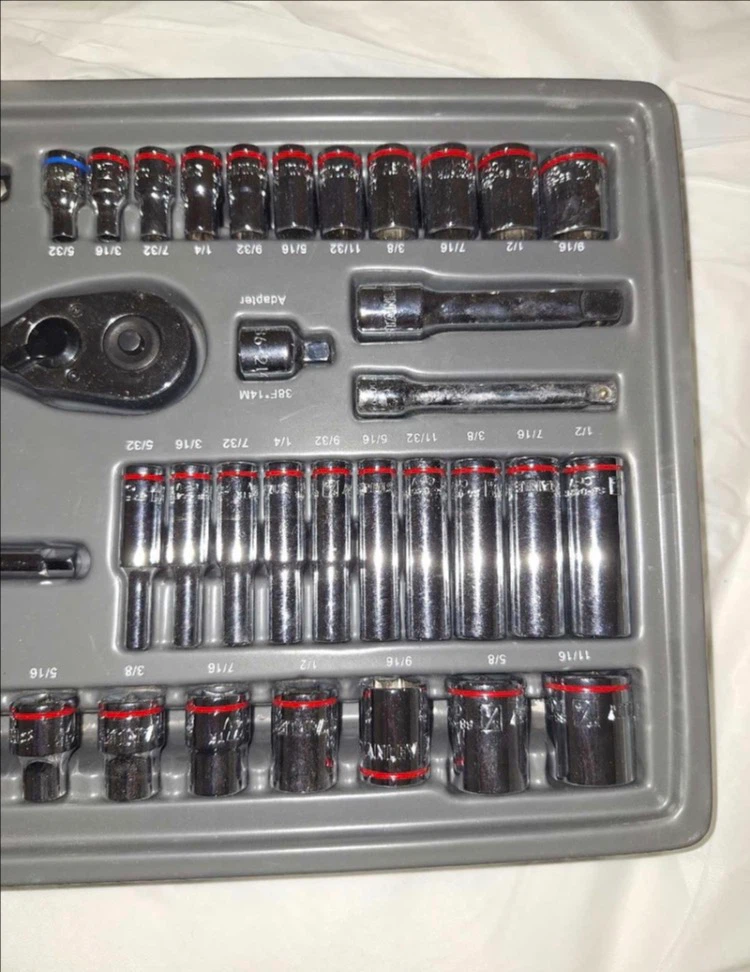 Socket Set with Ratchet and Handle - photo 3