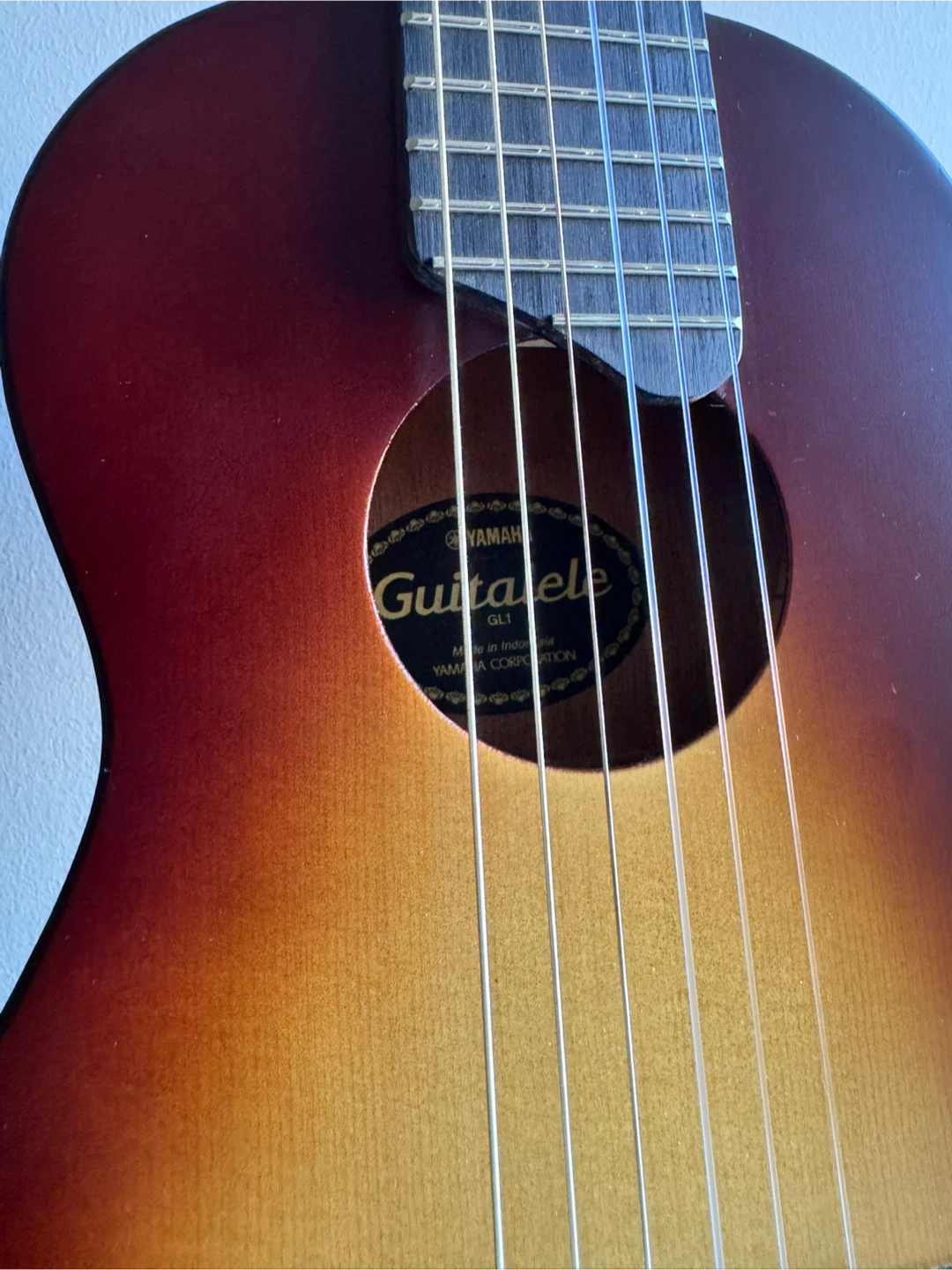 Yamaha GL1 Guitalele with Original Gig Bag – Like New - photo 3