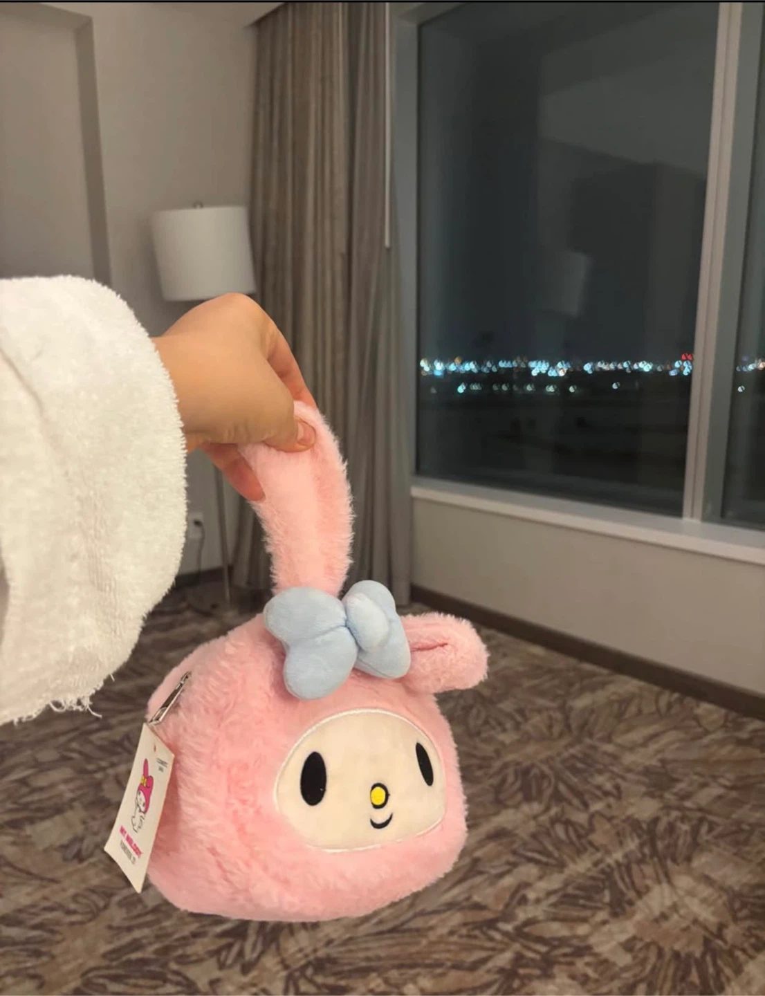 Sanrio My Melody Plush Cosmetic Bag