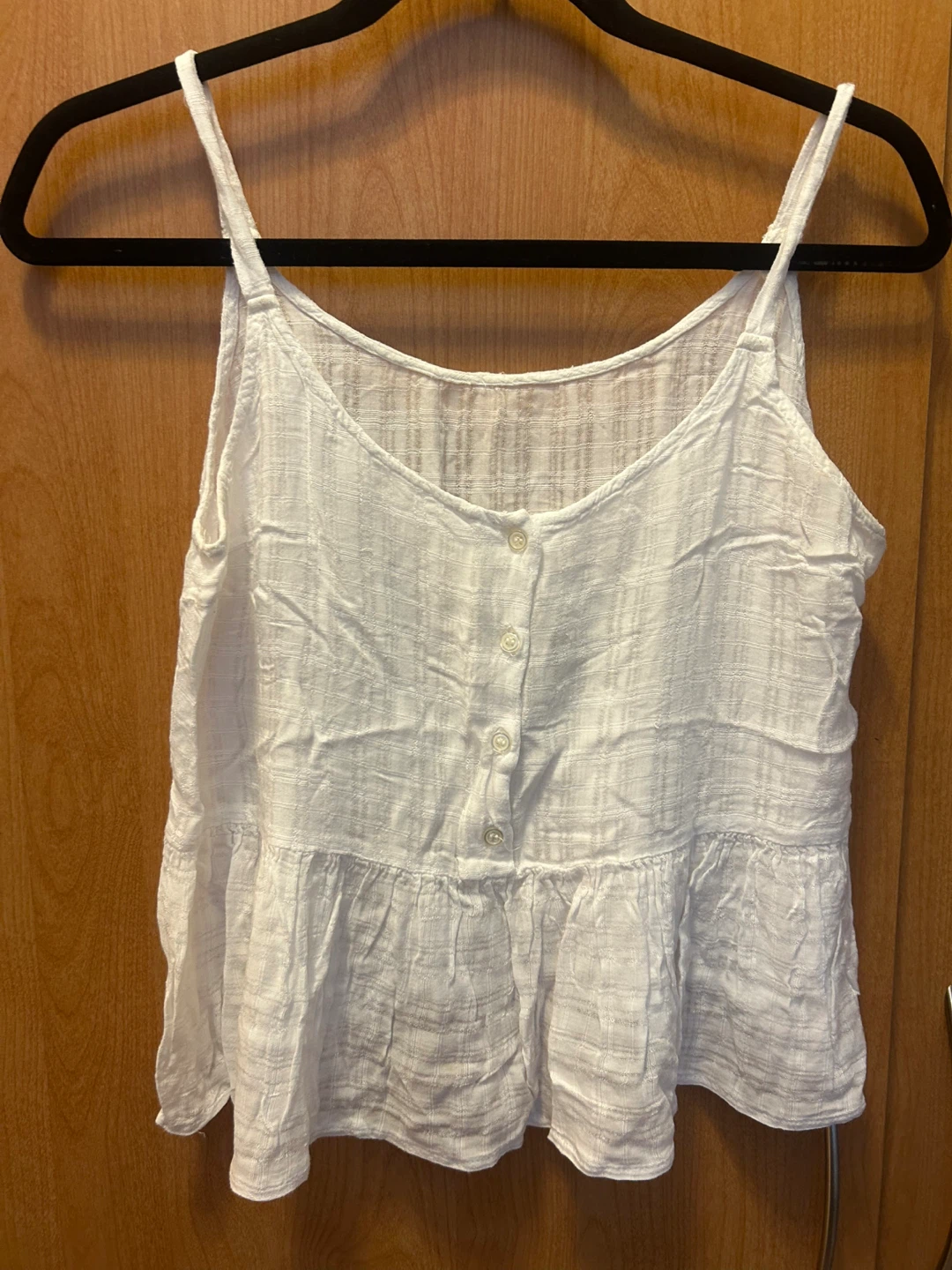 M - White Cami Tank