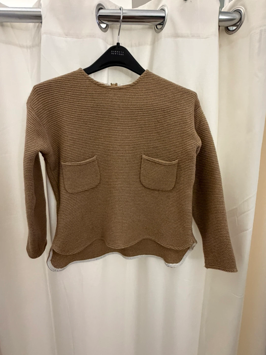 Marni Brown Knit Sweater with Pockets