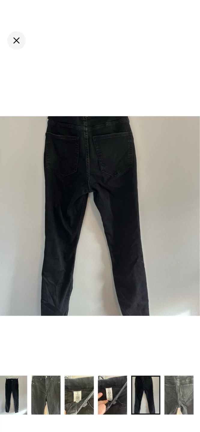 H&M Curvy Jeggings Black Size 34 - photo 5