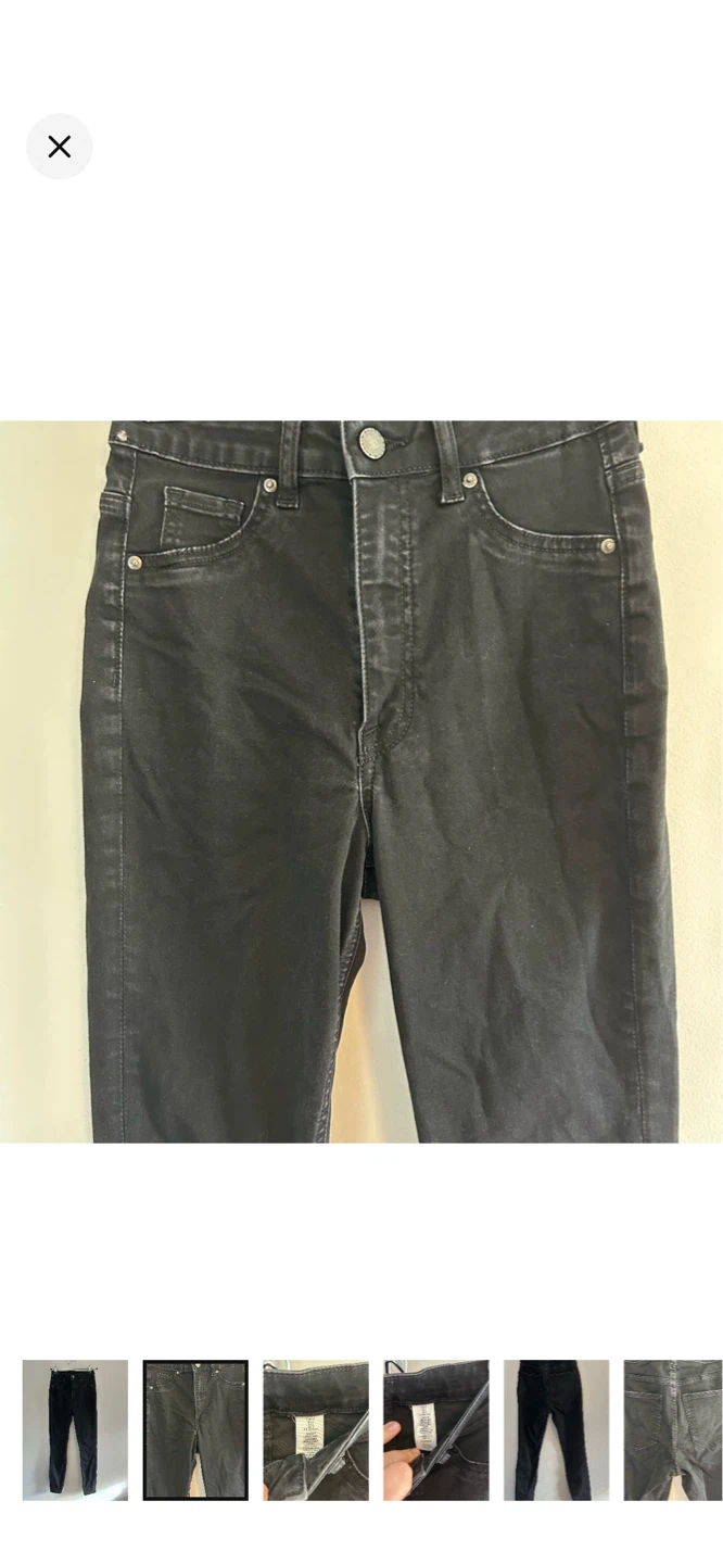H&M Curvy Jeggings Black Size 34 - photo 2