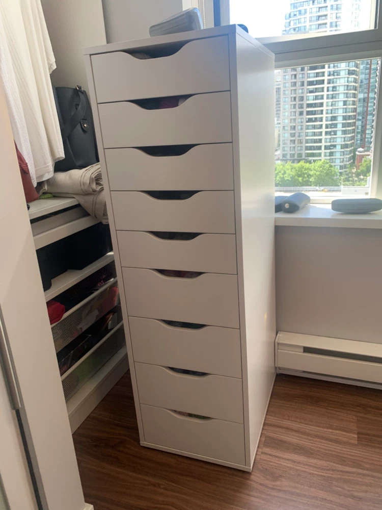IKEA ALEX 9 Drawer Unit White