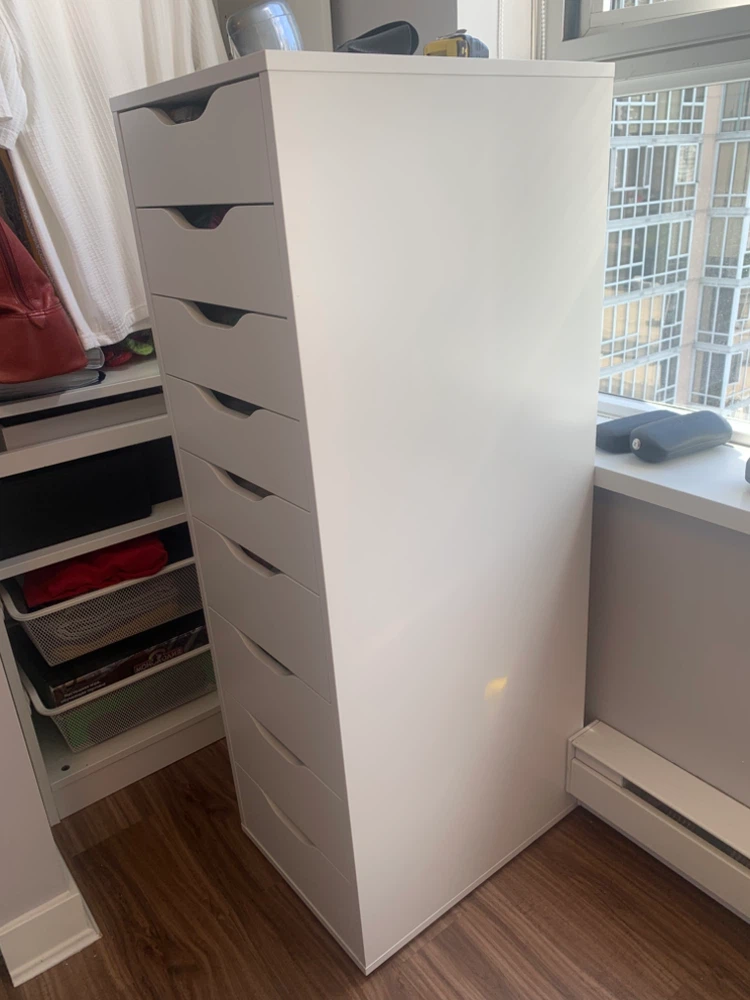IKEA ALEX 9 Drawer Unit White - photo 2