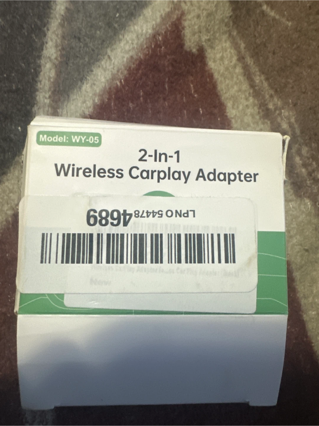 2-In-1 Wireless CarPlay Adapter Model: WY-05