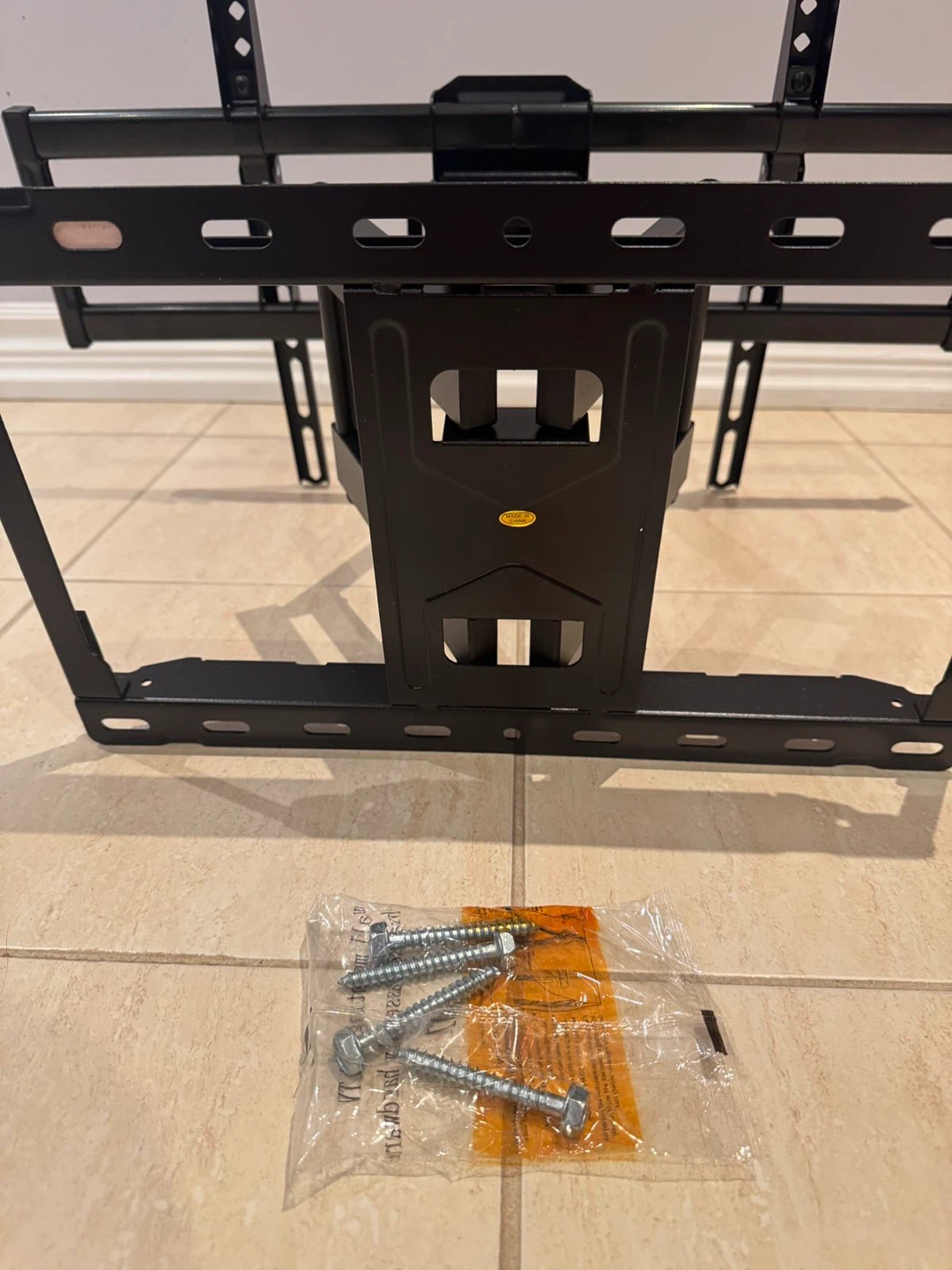 Black Full Motion TV Wall Mount - photo 3