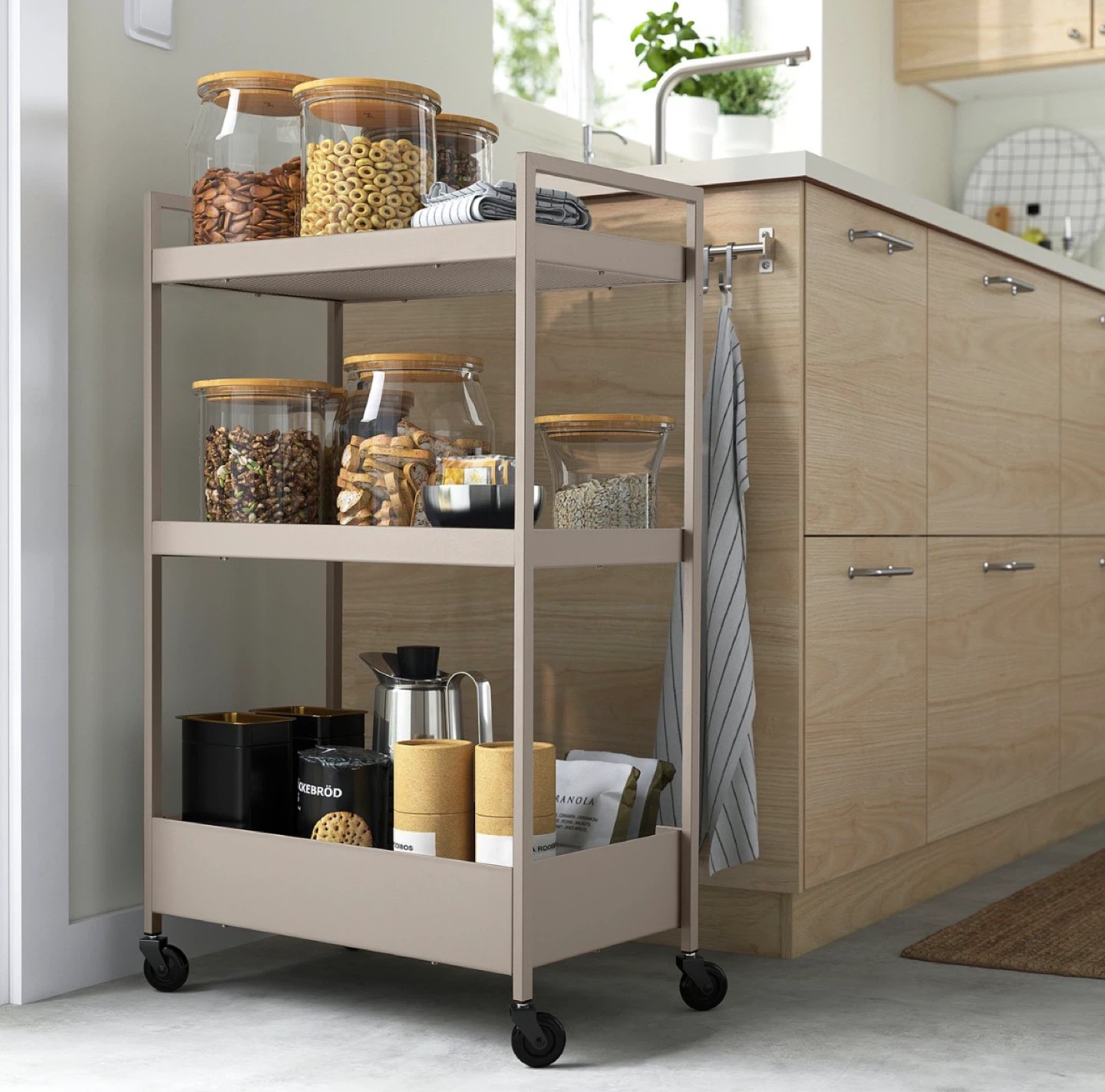 IKEA NISSAFORS Utility Cart (Beige) - photo 5